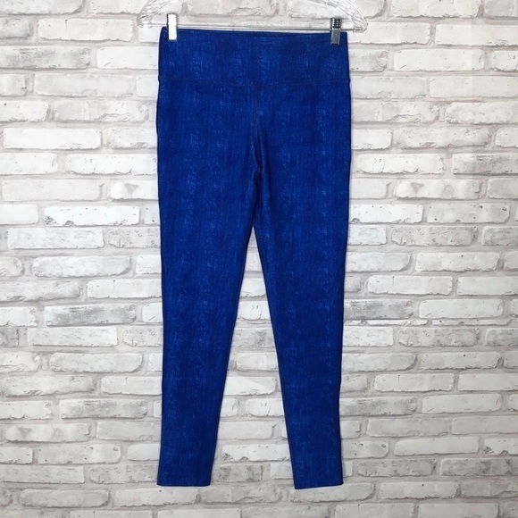 90 Degree by Reflex bright blue leggings, small - Picture 3 of 6